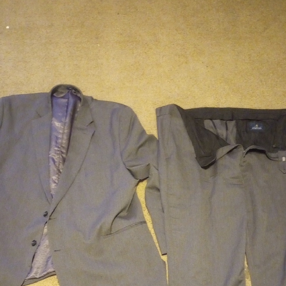 Stafford Charcoal Suit Set